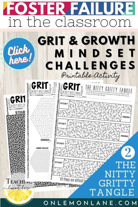 Grit & Growth Mindset How to Teach Growth Mindset to Kids with Grit Activities and Challenges Fun ideas to use in the classroom with your students can be a bulletin board. Great for Back to school, centers or rotations. The poster and other challenges are Grit and Growth Mindset Quotes. Great Activity Freebies included. Fun Free Math Puzzle for elementary Middle school, high school students. teach grit to kids in the classroom. Free activity teachers parents and students #growthmindset Early Finishers High School, Self Management Activities For Middle School, Growth Mindset Icebreakers, Teaching Grit To Students, Advisory Ideas For Middle School, Math Growth Mindset, Growth Mindset Bulletin Board Middle School, Grit Bulletin Board Elementary, Growth Mindset Upper Elementary