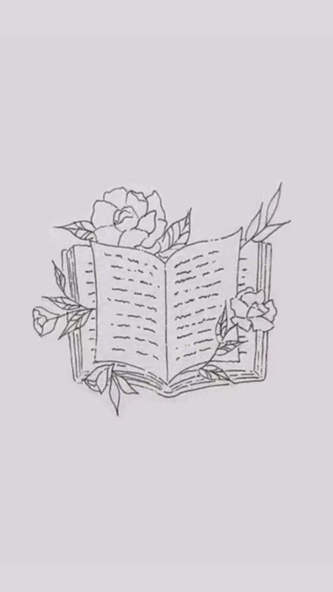 Open Book And Flowers Tattoo, Open Bible Tattoo Design, Open Book Tattoo Ideas For Women, Book And Beach Tattoo, Open Bible Tattoo, Open Book Line Art, Book Plant Tattoo, Open Book With Flowers Tattoo, Minimalistic Book Tattoo