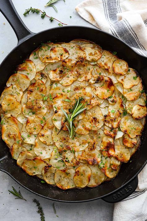 Potato Galette Potato Galette, Creamy Scalloped Potatoes, Layered Potato, Types Of Potatoes, The Recipe Critic, Recipe Critic, Potato Recipes Side Dishes, Potato Sides, Potato Side Dishes