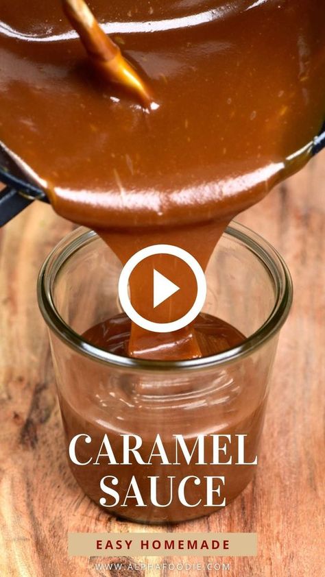 Caramel Easy Recipes, Making Caramel Sauce, Creamy Caramel Sauce, Dessert Sauces Recipes, How To Make Caramel Sauce, Cream Caramel Recipe, Make Caramel, How To Make Carmel, Quick Caramel Sauce