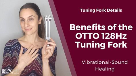 Benefits of the OTTO 128 Hz Tuning Fork Anecdotal Evidence, Tuning Fork, Self Massage, Improve Focus, Sound Healing, Hearing Aids, Good Grips, How To Use, The Creator