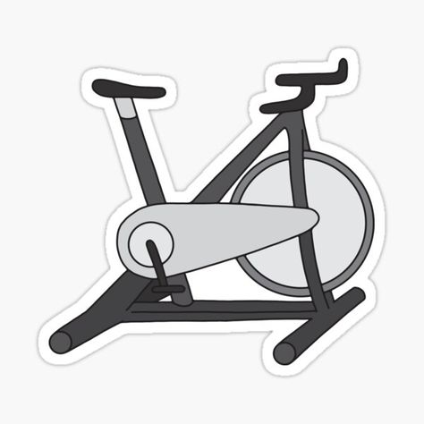 Cycling Stickers, Bicycle Design, Cycling Bicycles, Birthday Cookies, Cute Stickers, Stationary Bike, Science Poster, Sticker Design, Sell Your Art