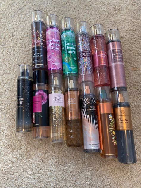 bath and body works body sprays Bath And Body Works Fragrance Mists, Body Splash Bath And Body Works, Body Spray Aesthetic, Body Sprays, Bath And Body Works Perfume Aesthetic, Bath And Body Works Aesthetic, Victoria Secret Body Spray, Fragrance Lab, Perfume Body Spray