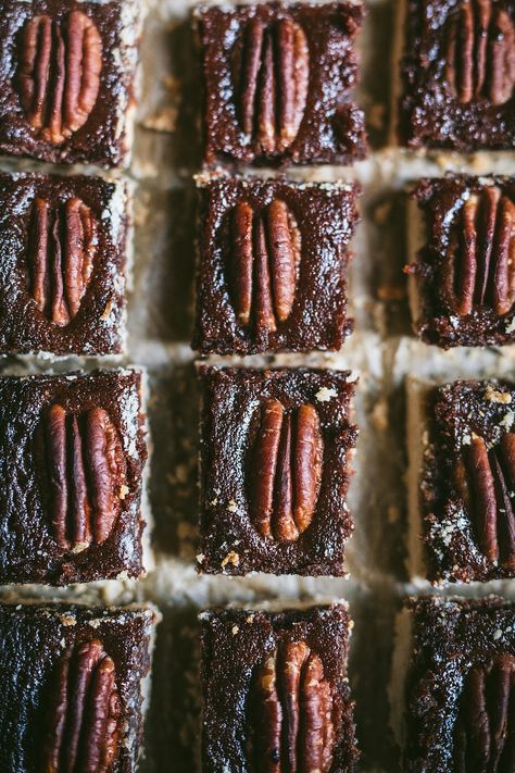 Date Syrup Recipe - Pecan Date Molasses Bars | The Storied Recipe Date Syrup Recipes, Date Molasses, Christmas Sweets Recipes, Southern Pecan Pie, International Christmas, Date Syrup, Moody Food Photography, Christmas Shortbread, Date Bars