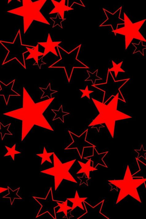 Red stars wallpaper Red Star Wallpaper, Red Wallpaper Iphone, Emo Backgrounds, Wallpaper Iphone Y2k, Y2k Aesthetic Wallpaper, Red And Black Wallpaper, Y2k Background, Red Y2k, Stars Wallpaper