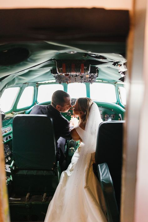 Aviation Couple Photoshoot, Pilot And Doctor Couple, Aviation Engagement Photos, Pilot And Flight Attendant Couple, Pilot Proposal, Pilot Engagement Photos, Twa Hotel Engagement Shoot, Plane Wedding, Pilot Wedding Ideas