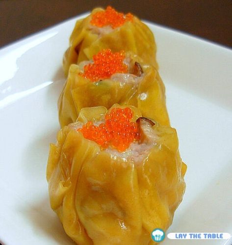 Jumbo Siew Mai Siew Mai, Japanese Gyoza, Cooking Goals, Siu Mai, Meat Entrees, Chinese Mushrooms, Cantonese Restaurant, Party Bites, Savoury Snacks