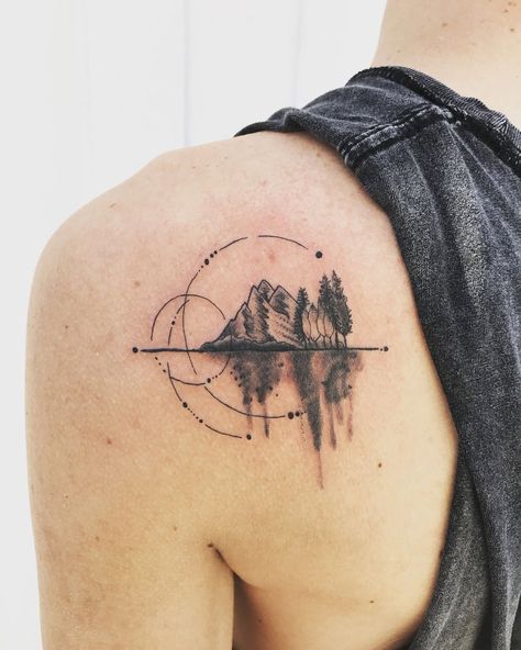 200+ Best Mountain Tattoos for Men (2021) Range, Geometric, Simple, Small Designs Moutain Tattoos, Berg Tattoo, Geometric Mountain Tattoo, Small Wave Tattoo, Mountain Tattoo Simple, Mountain Tattoo Design, Nomadic Lifestyle, Tattoo Zeichnungen, Handpoke Tattoo