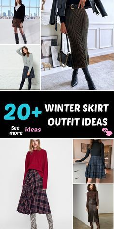 Skirt Outfit 2023, Mini Skirt Winter Outfit, Winter Midi Skirt, Winter Skirt Outfits, Winter Midi Skirt Outfit, Wool Skirt Outfit, Midi Skirt Outfit Ideas, Skirt Outfits With Boots, Midi Skirt Outfit Winter