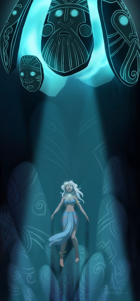 Kida - Atlantis: The Lost Empire by Athena-av Ideas For Bracelets, Disney Princess Kida, Kida Disney, Kida Atlantis, Princess Kida, Lost City Of Atlantis, Atlantis The Lost Empire, Disney Favorites, Pinturas Disney