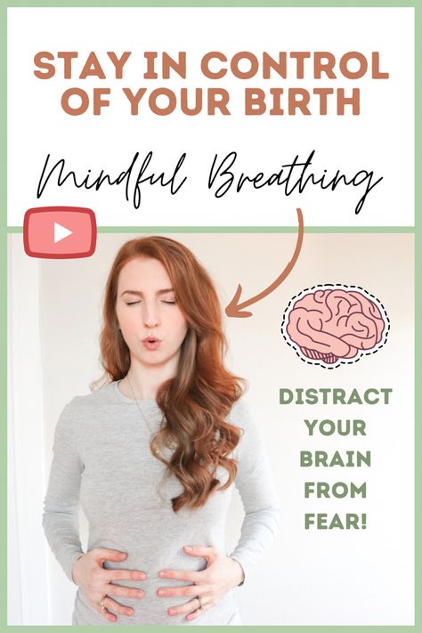 Woman mindfully breathing for labor Breathing Exercises For Labor, Exercises For Labor, Labor Breathing, Birth Tips, Birth Prep, Easy Labor, Mindful Breathing, Labor And Delivery, Breathing Techniques