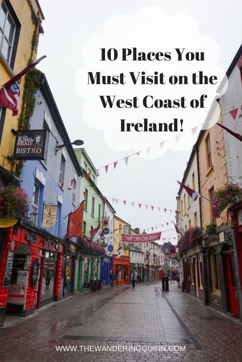 10 Places You Must Visit on the West Coast of Ireland. There is so much to do on the West Coast of Ireland from cities, to villages, to the countryside and the dramatic coastline, here are my suggestions on what to do and where to go on the West Coast of Ireland! #discoverireland #ireland #irelandroadtrip #westcoastofireland Ireland Hotels, Ireland Beach, Coast Of Ireland, Ireland Road Trip, West Coast Of Ireland, Greece Travel Guide, Ireland Vacation, Solo Female Travel, Ireland Travel