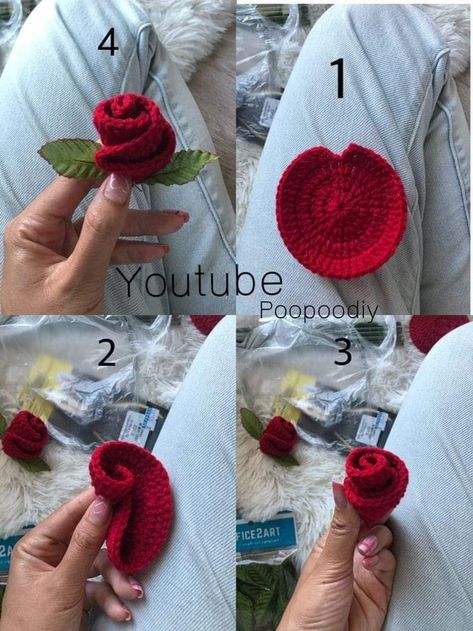 Lilin Aroma, Crochet Flowers Free Pattern, Crochet Bouquet, Mode Crochet, Pola Amigurumi, Valentines Crochet, Start Knitting, Crochet Plant, Crochet Business