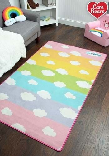 Preschool Interior, Bear Nursery Theme, Care Bears Rainbow, Nursery Idea, Colorful Room, Stripe Rug, Bear Chair, Cottagecore Home, Bear Rug