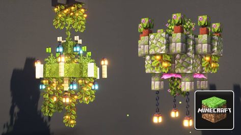 10 Beautiful Minecraft Chandelier Design Ideas 🔥 Decorating in Minecraft is a tedious task, especially if you don’t know how to design interiors for your house. If you have a big house […] ⚔ 🎮 #gaming #news #gamerempire #guide #videogames #gamingnews Minecraft Glowstone Chandelier, Mc Chandelier Ideas, Minecraft House Lighting Ideas, Light Fixture Minecraft, Minecraft Light Fixture Ideas, Floating Enchantment Room Minecraft, Minecraft Big Chandelier, Minecraft Light Source Ideas, Amethyst Chandelier Minecraft