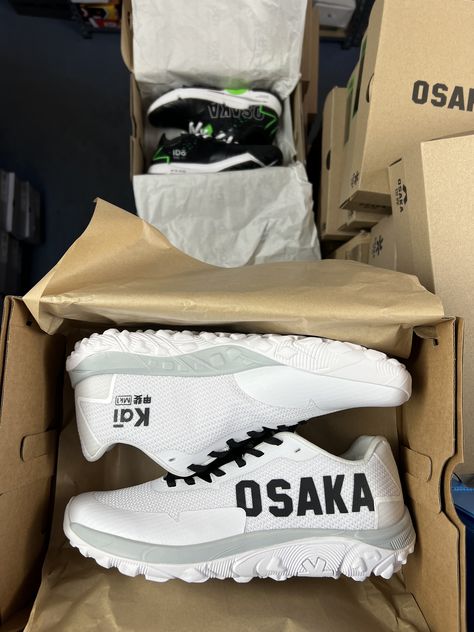 Osaka Hockey Shoes. 🏑👟 Engineered for top-tier performance, these shoes are your key to success on the hockey pitch. . . . #OsakaHockeyShoes #HockeyGear #Performance #TopTier #SportingGoods #Hockey #Athlete #SportsEquipment #Footwear #GameChanger Osaka Hockey, Hockey Goals, Hockey Shoes, Field Hockey Sticks, Hockey Gear, Hockey Quotes, Key To Success, Hockey Equipment, Field Hockey