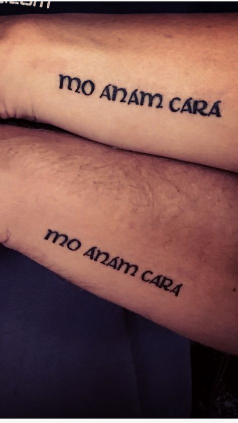 Mo Anam Cara Tattoo, Anam Cara Tattoo Symbols, Anam Cara Symbol, Tattoos His And Hers, Anam Cara Tattoo, Soul Mate Tattoo Ideas, Hers Tattoo, Soul Mate Tattoo, Mo Anam Cara