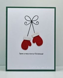 Memory Box die- Precious Mittens 98663   from Laurie's Stampin Place Red Mittens, Homemade Christmas Cards, Christmas Card Crafts, Navidad Diy, Diy Christmas Cards, Christmas Cards To Make, Diy Tips, Christmas Cards Handmade, Homemade Christmas