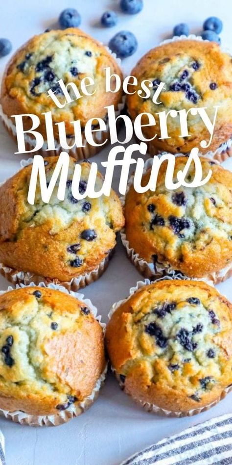 Jumbo Blueberry Muffins Recipe, Jumbo Blueberry Muffins, Blueberry Muffin Recipe Easy, Muffins Blueberry, Easy Baked Pork Chops, Blueberry Muffins Recipe, Easy Blueberry Muffins, Chicken Wing Recipes Baked, Muffins Easy