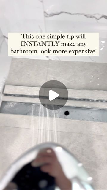 The Bathroom Guide on Instagram: "HERE’S WHY… ⬇️

🚀P.S If you want to learn how to create your own bathroom design using our structured design workflow methods… you’ll love our FREE 8 step video lesson design mini course!

💬 Comment “Mini” to get access now!

Tile insert strip drains have become the new standard in modern bathroom designs ✨

If you want your bathroom to feel more luxurious… you need to include a tile insert strip drain in your shower 🙌

Here’s why…

👉🏻 Sleek and modern design! The tile insert function of these drains make the drains feel completely seamless along your shower floor. 

👉🏻 Large formal tiles with no split cuts! Walk in showers become much easier to create when there are less tile cuts required to your drain. 

👉🏻 You can often keep your original drai European Bathroom Design, Modern Bathroom Designs, European Bathroom, Walk In Showers, Gold Tile, Bathroom Drain, Shower Drains, Structured Design, Bath Ideas