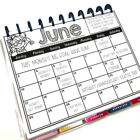 Editable calendars that can be used throughout the whole year! Teachers Planner Ideas, Teacher Calendar Planner, Label Organization, Teacher Planner Pages, Happy Teacher Planner, Functional Classroom, Teaching Calendar, Happy Planner Teacher, Teacher Calendar