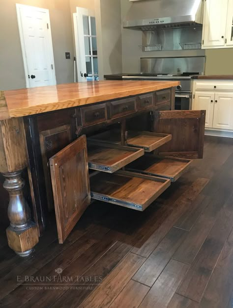 IS39B Kitchen Island With Legs, Barn Wood Flooring, Build Kitchen Island, Recycled Timber Furniture, Custom Island, Reclaimed Wood Kitchen Island, Butcher Block Island Kitchen, Lancaster County Pa, Pine Kitchen