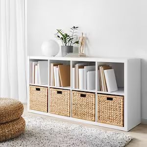 Storage Boxes & Baskets - IKEA Ikea Cubes, Ikea Basket, Kallax Shelf Unit, Kallax Shelving Unit, Kallax Shelf, Cube Shelves, Kallax Ikea, Ikea Storage, Water Hyacinth