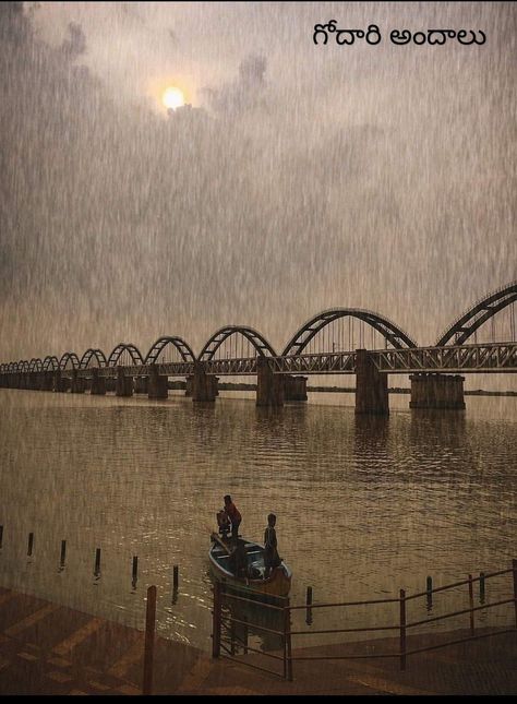 Godavari River, River Drawing, Camera Lenses Canon, Bridge Painting, Video Contest, Ceiling Design Living Room, Arch Bridge, States Of India, Study Design