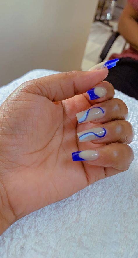 Chelsea Blue, Chelsea Fc, Blue Nails, Acrylic Nails, Chelsea, Nails, Blue, Beauty