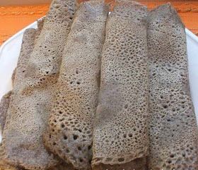 Injera Recipe, Ethiopian Dishes, Ethiopian Bread, Ethiopian Injera, Injera Bread, Ethiopian Cuisine, Guatemalan Recipes, Teff Flour, African Cooking