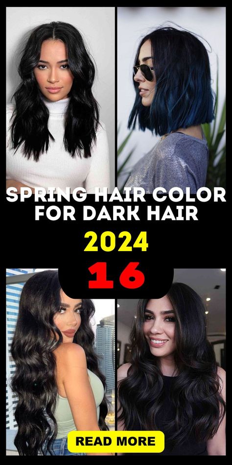 Temporary Highlights, Summer 2024 Hair Color Trends, Hair Color For Dark Hair, Color For Dark Hair, Spring Hair Color Trends, Which Hair Colour, Warm Brunette, Latest Hair Color, Chocolate Hair