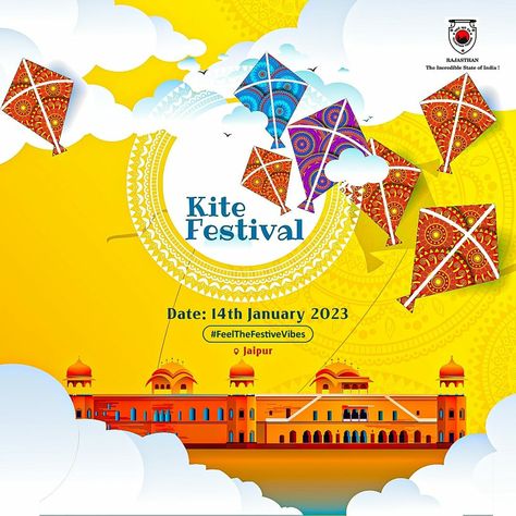 The Kite Festival in Jaipur, which is celebrated on the day of Makar Sankranti or Uttarayan, is a significant event that welcomes people from all ethnic groups and regions to enjoy and celebrate the art of flying kites. Visit Jal Mahal on January 14 to witness the most colourful festival in Rajasthan. #FeelTheFestiveVibes #kitefestival #makarsankranti #explorerajasthan #travelrajasthan #padharomharedes #rajasthantourism #rajasthan Kite Designs Ideas, Jal Mahal, Flying Kites, Kite Designs, Festival Dates, Kite Festival, States Of India, Makar Sankranti, Kite Flying