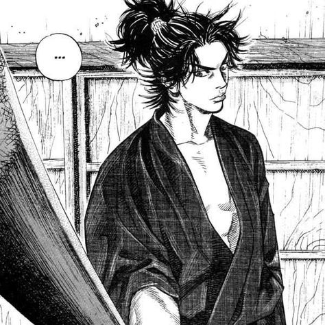 Musashi Icon, Musashi Miyamoto, Vagabond Manga, Miyamoto Musashi, Zoo Wee Mama, Young And Beautiful, Awesome Anime, Anime Sketch, Manga Illustration