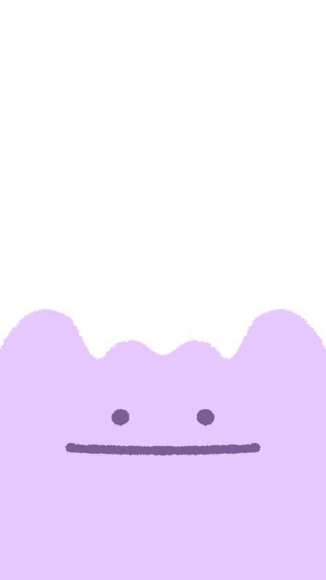 Ditto Wallpaper Iphone, Purple Cute Wallpaper, Cute Aesthetic Wallpaper Iphone, Ditto Wallpaper, Cute Purple Wallpapers, Purple Monster, Purple Cute, Pokemon Backgrounds, Wallpaper Purple