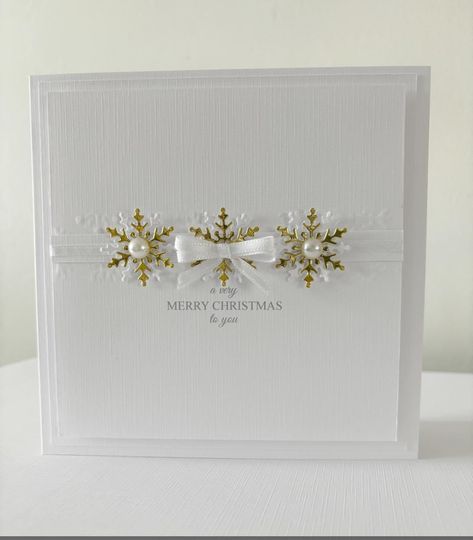 Shayne Eddie, Cas Christmas Cards, White Christmas Card, Elegant Christmas Cards, Handcrafted Christmas Cards, Fun Christmas Cards, Stamped Christmas Cards, Simple Christmas Cards, Hanukkah Cards