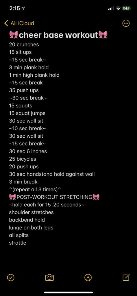 Cheerleading Base Workouts, Cheer Cardio Workout, Things You Need To Know To Be A Cheerleader, Side Base Cheer, Basic Cheer Jumps, Cheer Camp Necessities, Themes For Cheer Practice, Cheer Strength Workout, Cheer Body Workout