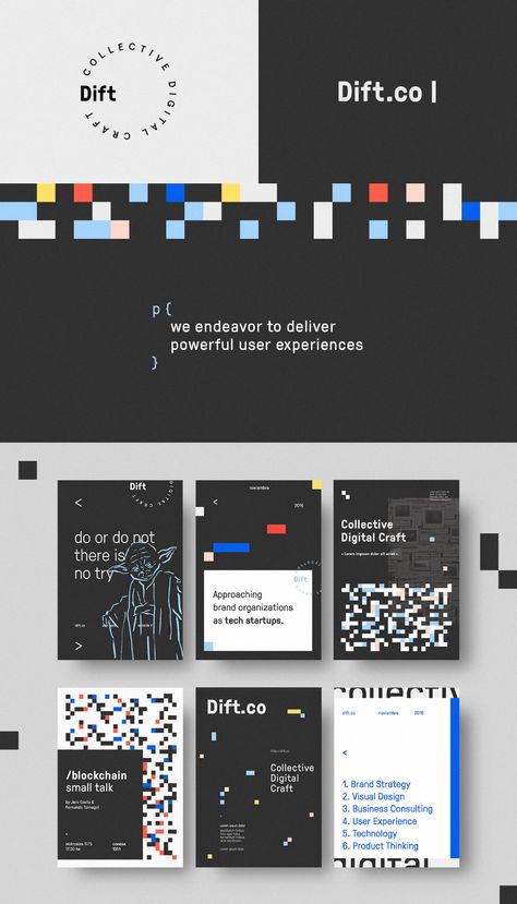 Coding Branding, Pixel Branding, Arrow Graphic Design, Geometric Branding, Gallery Branding, Poster Grafico, Co Branding, Code Design, Branding Elements