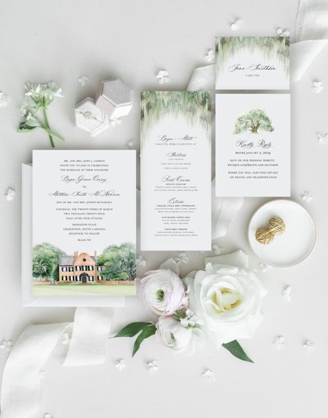 Middleton Place Charleston Wedding Stationery Middleton Place Charleston, Middleton Place Wedding, Art Wedding Invitations, Middleton Place, Place Wedding, Charleston Wedding, Charleston South Carolina, Wedding Plans, Art Wedding