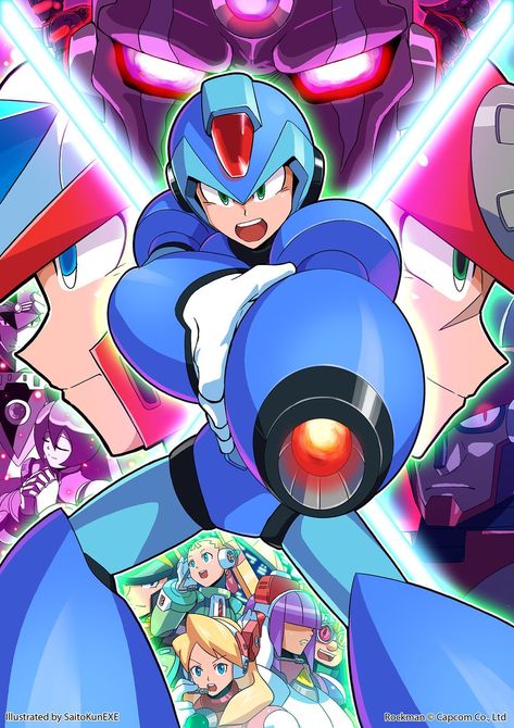 Image Mighty No 9, Megaman Zero, Megaman Series, Mega Man Art, Star Force, Megaman X, Capcom Art, 8bit Art, V Games