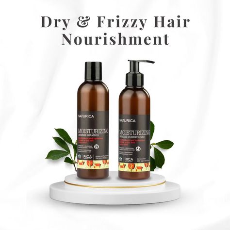 Kiss dry, frizzy hair goodbye with Naturica's Moisturising Defense duo! 💦 This ultra-nourishing shampoo and conditioner are packed with natural botanicals to deeply hydrate and tame unruly locks. Say hello to soft, smooth, and frizz-free strands with every wash. 🌿 Dry hair desperately needs moisture, and Naturica delivers with this dynamic haircare pair. The shampoo gently cleanses while infusing strands with replenishing oils and nutrients. Follow up with the rich conditioner to lock in hydr... Dry Frizzy Hair, Nourishing Shampoo, Frizzy Hair, Frizz Free, Dry Hair, Shampoo And Conditioner, Say Hello, Defense, Hair Care