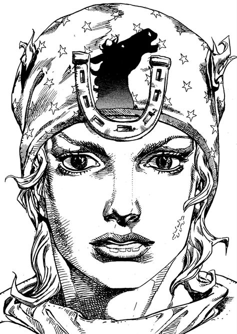 Steel Ball Run Manga, Ink Drawing Techniques, Jojo's Bizarre Adventure Stands, Steel Ball Run, Jojo Stands, Jojo Jojo, Animes Emo, How To Draw Anime Eyes, Johnny Joestar