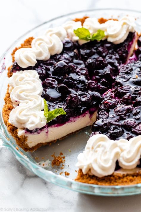 Blueberry Cheesecake Pie, Blueberry Custard Pie, Blueberry Cream Pie, Blueberry Cream Cheese Pie, Blueberry Cheesecake Ice Cream, Blueberry Cream Pies, No Bake Blueberry Cheesecake, Ice Cream Pie, Cream Cheese Pie