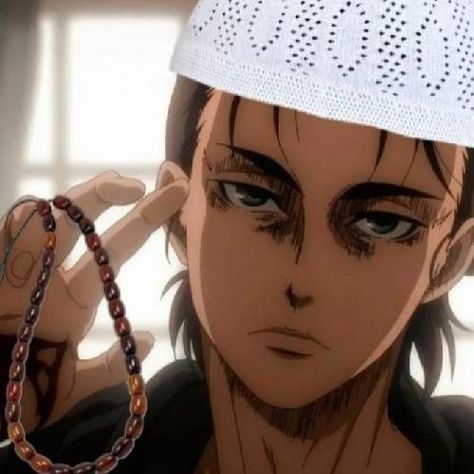 Anime Ramadan, Muslim Anime, Doodle Monster, Aot Funny, Eren Aot, Wallpaper Wa, Attack On Titan Aesthetic, Райан Гослинг, Anime Boy Hair