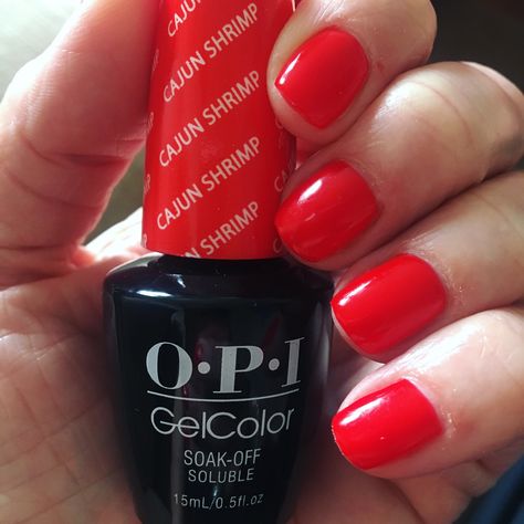 Cajun Shrimp Opi Dip, Cajun Shrimp Nail Polish, Opi Cajun Shrimp Gel, Cajun Shrimp Nails, Barb Nails, Shrimp Nails, Cajun Shrimp Dip, Opi Cajun Shrimp, Shrimp Dip