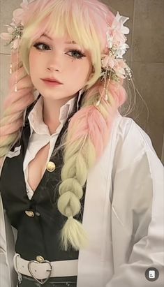 Easy Anime Cosplay, Anime Cosplay Ideas, Top Cosplay, Cosplay Inspiration, Kawaii Makeup, Girl Cosplay, Cosplay Cute, Cosplay Characters, Eye Makeup Art