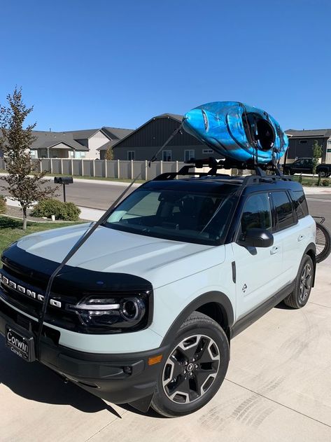 Mobile adventure for this senior. I got to say, I'm pretty impressed with the 1.5T in this baby Bronco. 2022 Bronco, Ford Bronco Sport Outer Banks, Bronco Sport Outer Banks, Bronco Car, Ford Bronco Sport, Bronco Sport, American Truck Simulator, Car Essentials, The Outer Banks