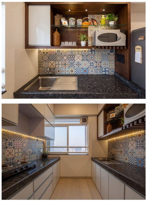 kitchen decor-kitchen tiles-kitchen layout Parallel Kitchen Design, Modern Kitchen Layout, Style Tiles, Decor Ideas Kitchen, Kitchen Modular, Kitchen Tiles Design, Modern Kitchen Cabinet Design, Kitchen Cabinets Decor, Kitchen Interior Design Decor