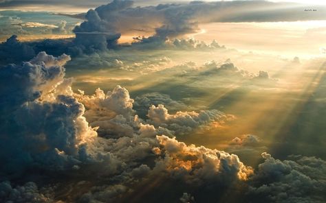 Sunset above the clouds Clouds In The Sky, Image Nature, Above The Clouds, Sky And Clouds, Alam Yang Indah, Beautiful Sky, Sky Aesthetic, Amazing Nature, 그림 그리기