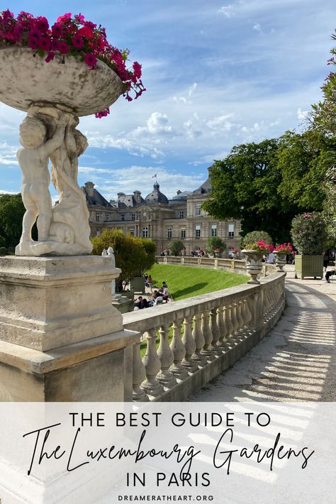 Gardens In Paris, Fountain Art, Marie De Medici, Beauty Of Flowers, Luxembourg Gardens, Paris Travel Guide, Pony Rides, Parisian Life, Love Park