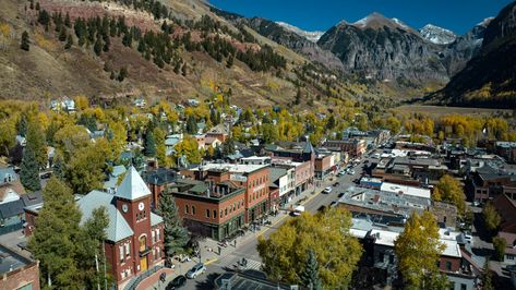 Telluride named the most charming small town in Colorado | FOX31 Denver Ghost Town Colorado, Small Town Colorado, Ghost Towns In Colorado, Colorado Mines, Colorado Towns, West Town, Ghost Town, Ghost Towns, Small Town